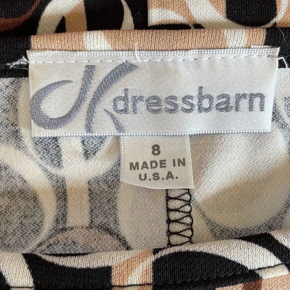 Dressbarn Matching Half Sleeve Top and Black Pants Size 8 EUC - Picture 6 of 11